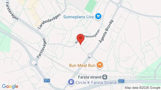 Apartments for rent i Stockholm South - kort over placeringen