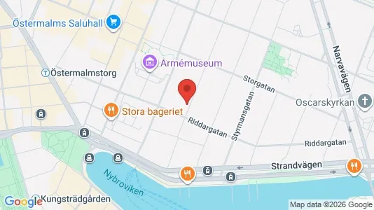 Apartments for rent i Östermalm - kort over placeringen