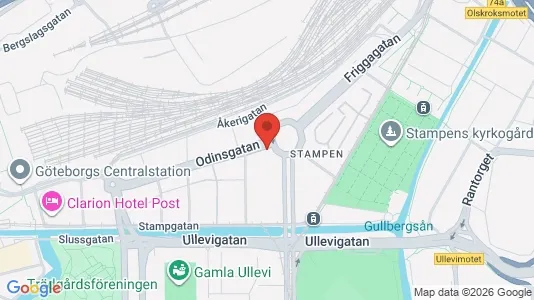 Apartments for rent i Gothenburg City Centre - kort over placeringen