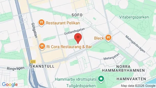 Apartments for rent i Södermalm - kort over placeringen