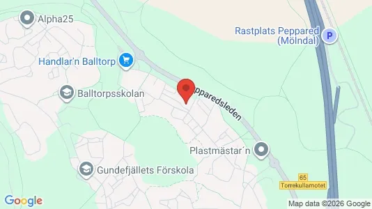 Apartments for rent i Mölndal - kort over placeringen