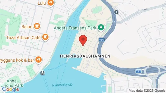 Apartments for rent i Hammarbyhamnen - kort over placeringen