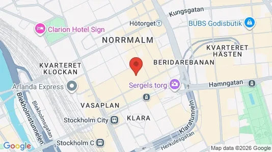 Apartments for rent i Stockholm City - kort over placeringen