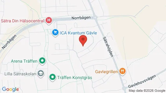 Apartments for rent i Gävle - kort over placeringen