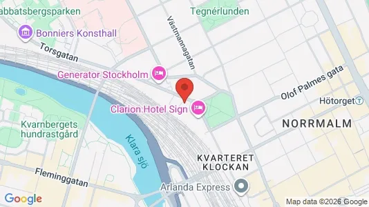 Apartments for rent i Stockholm City - kort over placeringen