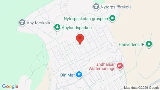 Apartments for rent i Haninge - kort over placeringen