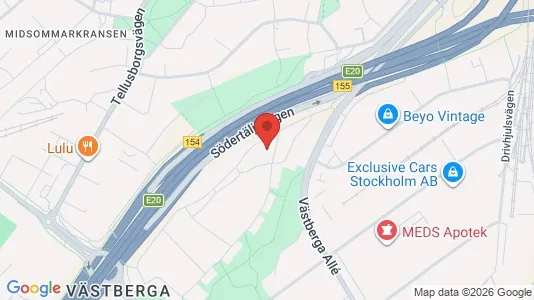 Apartments for rent i Stockholm South - kort over placeringen