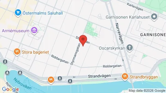 Apartments for rent i Östermalm - kort over placeringen