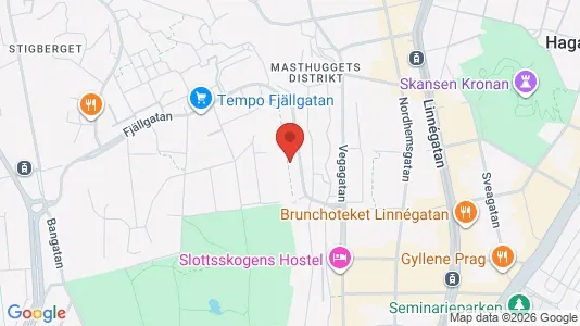 Apartments for rent i Majorna-Linné - kort over placeringen
