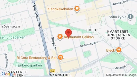 Apartments for rent i Södermalm - kort over placeringen