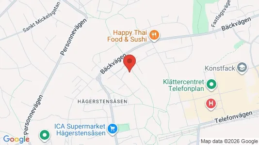 Apartments for rent i Stockholm South - kort over placeringen