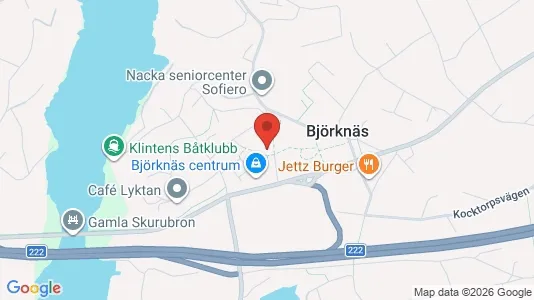 Apartments for rent i Nacka - kort over placeringen