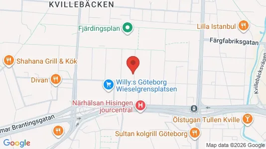 Apartments for rent i Lundby - kort over placeringen