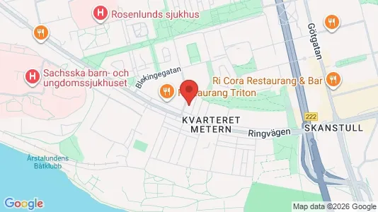 Apartments for rent i Södermalm - kort over placeringen
