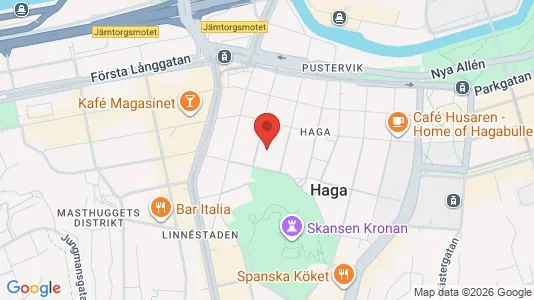 Apartments for rent i Gothenburg City Centre - kort over placeringen