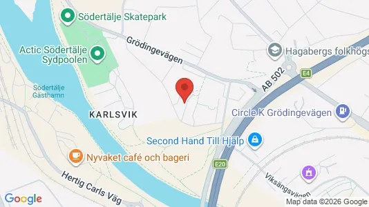 Apartments for rent i Södertälje - kort over placeringen