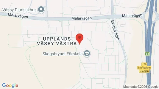 Apartments for rent i Upplands Väsby - kort over placeringen