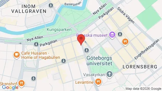 Apartments for rent i Gothenburg City Centre - kort over placeringen
