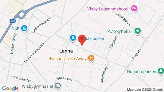 Apartments for rent i Gotland - kort over placeringen