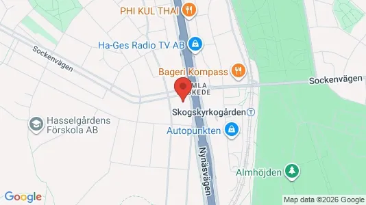 Apartments for rent i Stockholm South - kort over placeringen