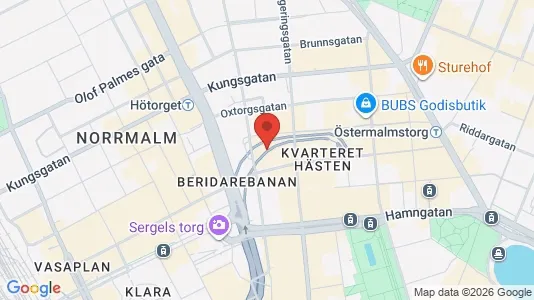 Apartments for rent i Stockholm City - kort over placeringen