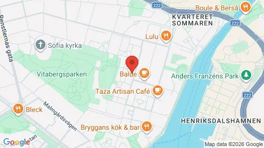 Apartments for rent i Södermalm - kort over placeringen