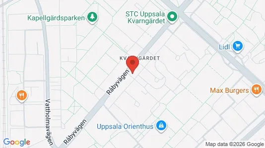 Apartments for rent i Uppsala - kort over placeringen