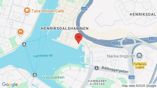 Apartments for rent i Hammarbyhamnen - kort over placeringen