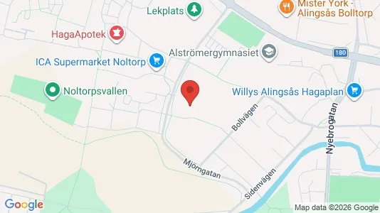 Apartments for rent i Alingsås - kort over placeringen