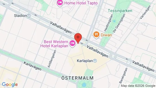 Apartments for rent i Östermalm - kort over placeringen