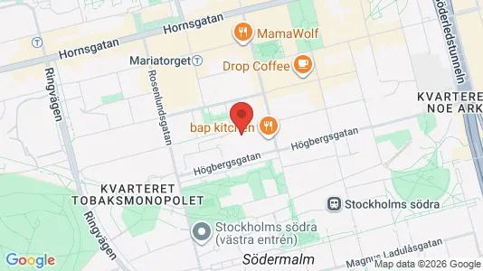 Apartments for rent i Södermalm - kort over placeringen