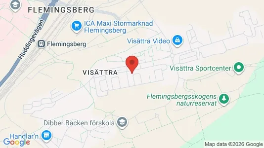Apartments for rent i Huddinge - kort over placeringen