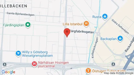 Apartments for rent i Lundby - kort over placeringen