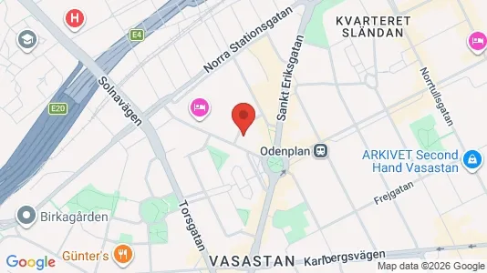 Apartments for rent i Vasastan - kort over placeringen