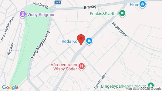 Apartments for rent i Gotland - kort over placeringen