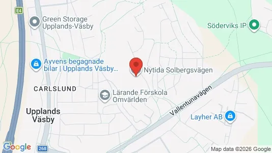 Apartments for rent i Upplands Väsby - kort over placeringen