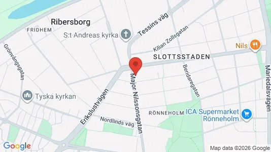 Apartments for rent i Malmö City - kort over placeringen