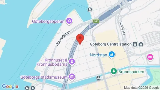 Apartments for rent i Gothenburg City Centre - kort over placeringen