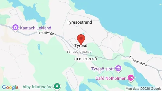 Apartments for rent i Tyresö - kort over placeringen