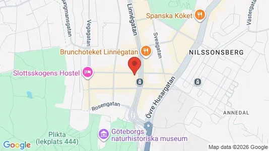 Apartments for rent i Gothenburg City Centre - kort over placeringen