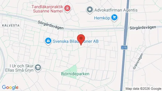 Apartments for rent i Stockholm West - kort over placeringen