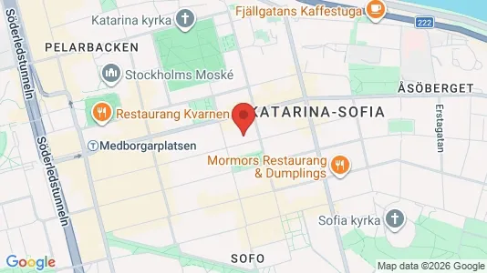 Apartments for rent i Södermalm - kort over placeringen