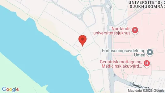 Apartments for rent i Umeå - kort over placeringen