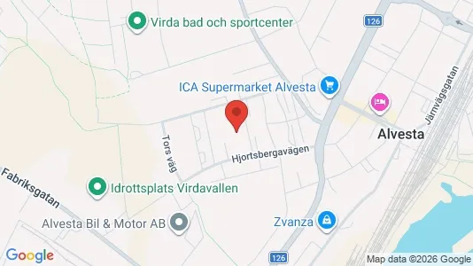 Apartments for rent i Alvesta - kort over placeringen