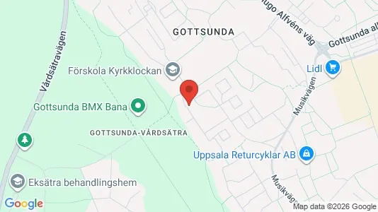 Apartments for rent i Uppsala - kort over placeringen