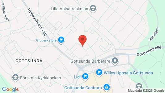 Apartments for rent i Uppsala - kort over placeringen