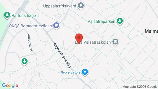 Apartments for rent i Uppsala - kort over placeringen