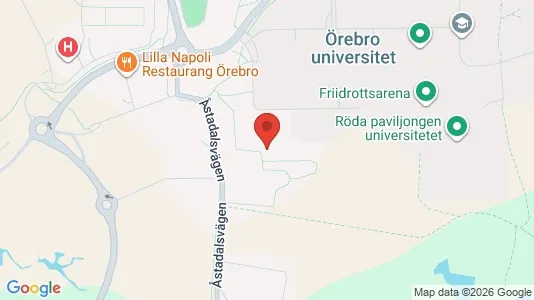 Rooms for rent i Örebro - kort over placeringen