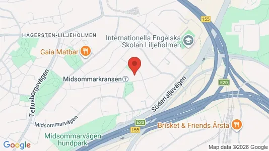 Apartments for rent i Stockholm South - kort over placeringen