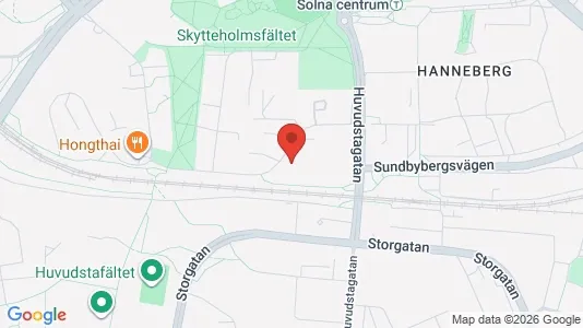 Apartments for rent i Solna - kort over placeringen